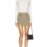 Mockneck Silk Shirt