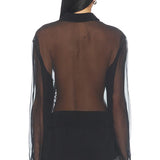 Chelsea Silk Lace Blouse