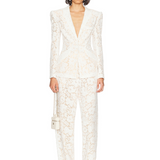 Estelle Lace Pintuck Trousers