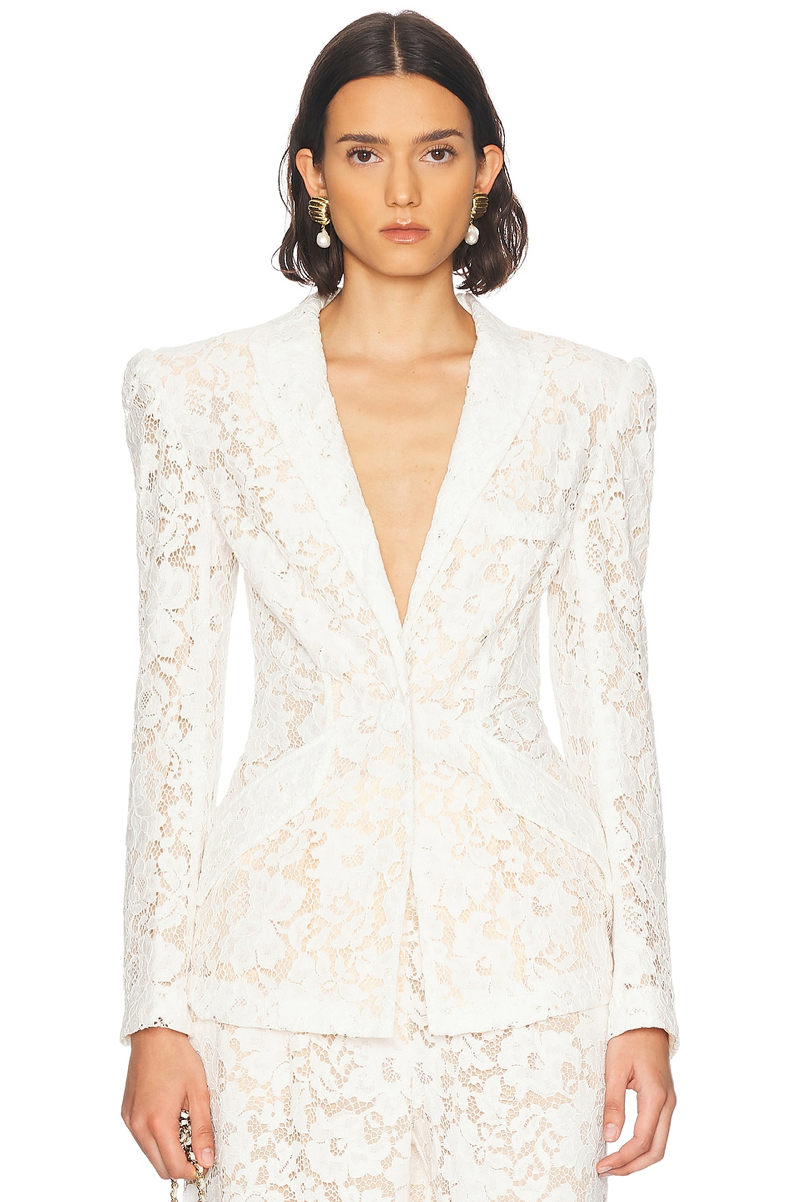 Kensington Lace Blazer with Nude Lining