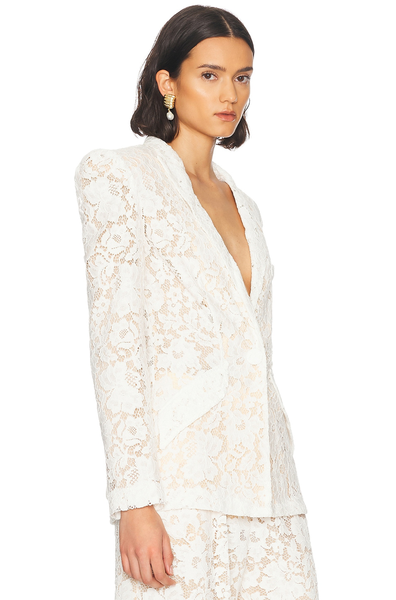 Kensington Lace Blazer with Nude Lining