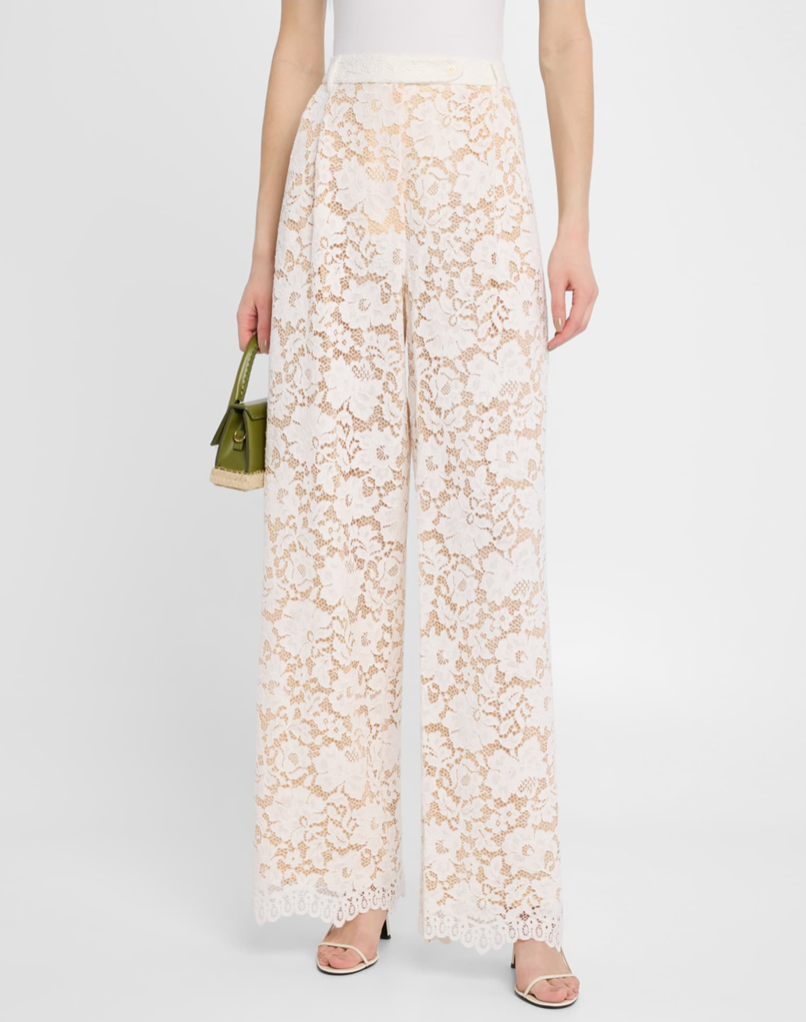 Estelle Lace Pintuck Trousers