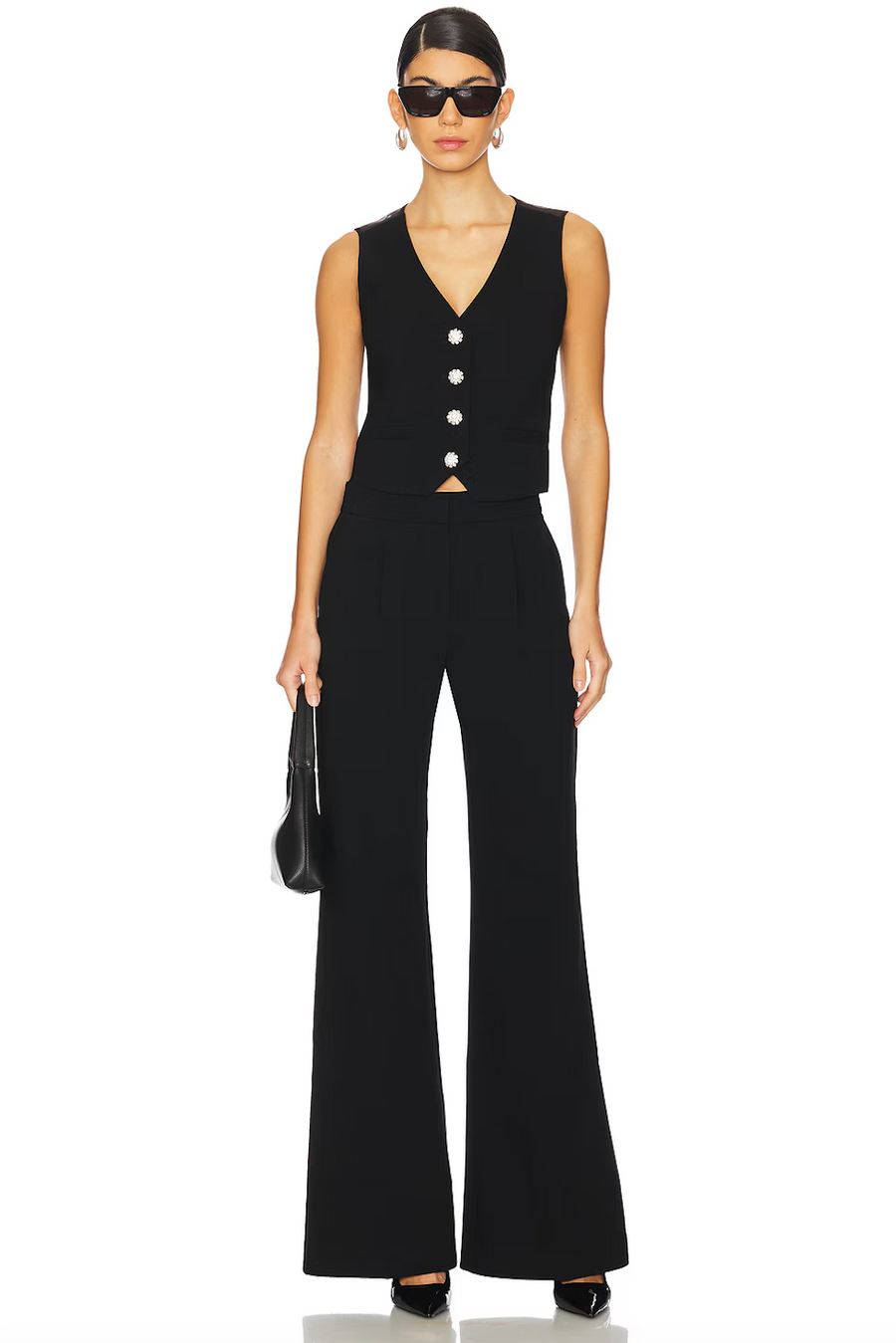 Pin Tuck Palazzo Pants