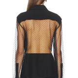 Meghan Panelled Polka Dot Blouse
