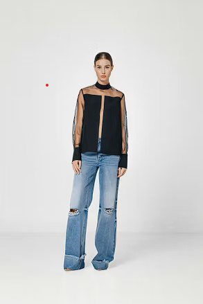 Paris Organic Cotton Panelled Shirt