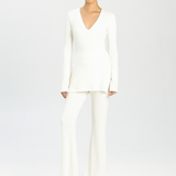Sylvie Enviro Rib V-Neck Top