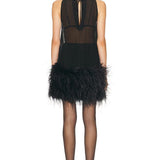 Kendall Feather Mini Dress
