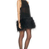 Kendall Feather Mini Dress