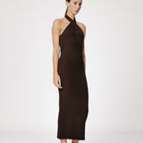 Lozza Halter Neck Maxi Dress