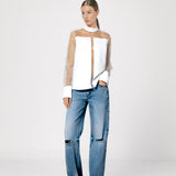 Paris Organic Cotton Panelled Shirt