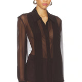 Meghan Panelled Blouse