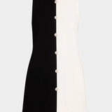 Monochrome Muse Mini Dress