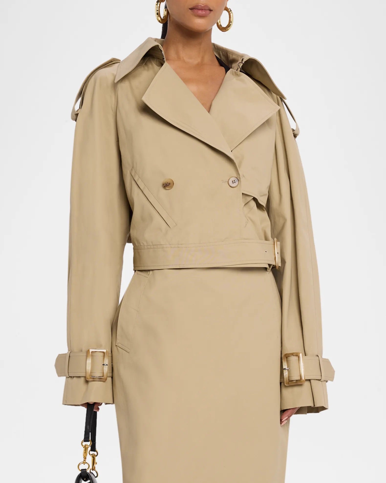 Chiltern Cropped Trench Jacket – SANS FAFF