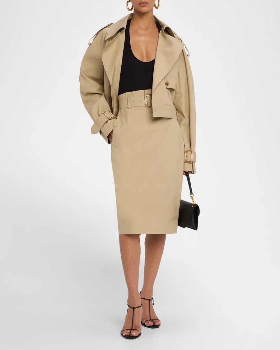 Chelsea Trench Pencil Skirt