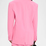 Double Breasted Meurice Blazer in Crepe