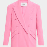 Double Breasted Meurice Blazer in Crepe