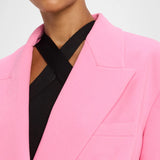Double Breasted Meurice Blazer in Crepe