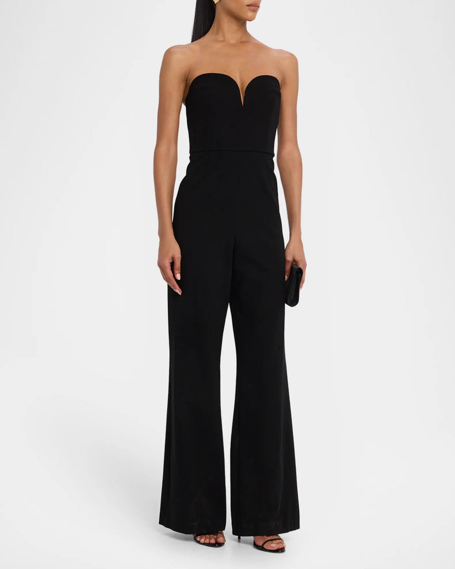 Evening Jumpsuit with Sweetheart Neckline