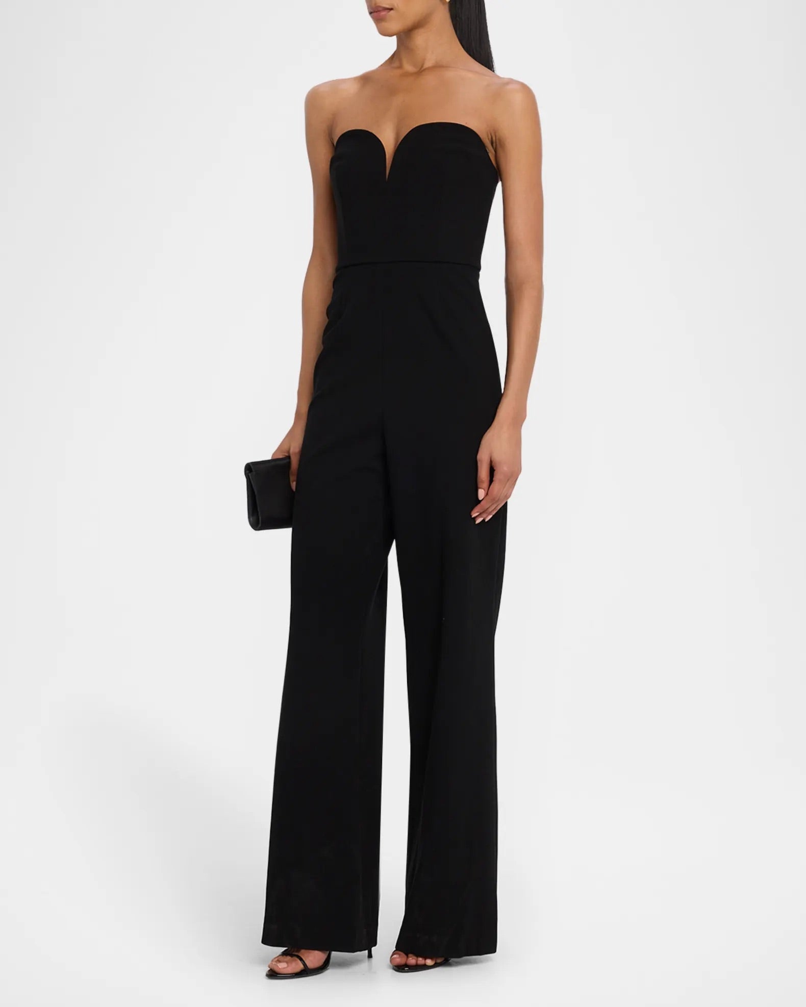 Evening Jumpsuit with Sweetheart Neckline – SANS FAFF