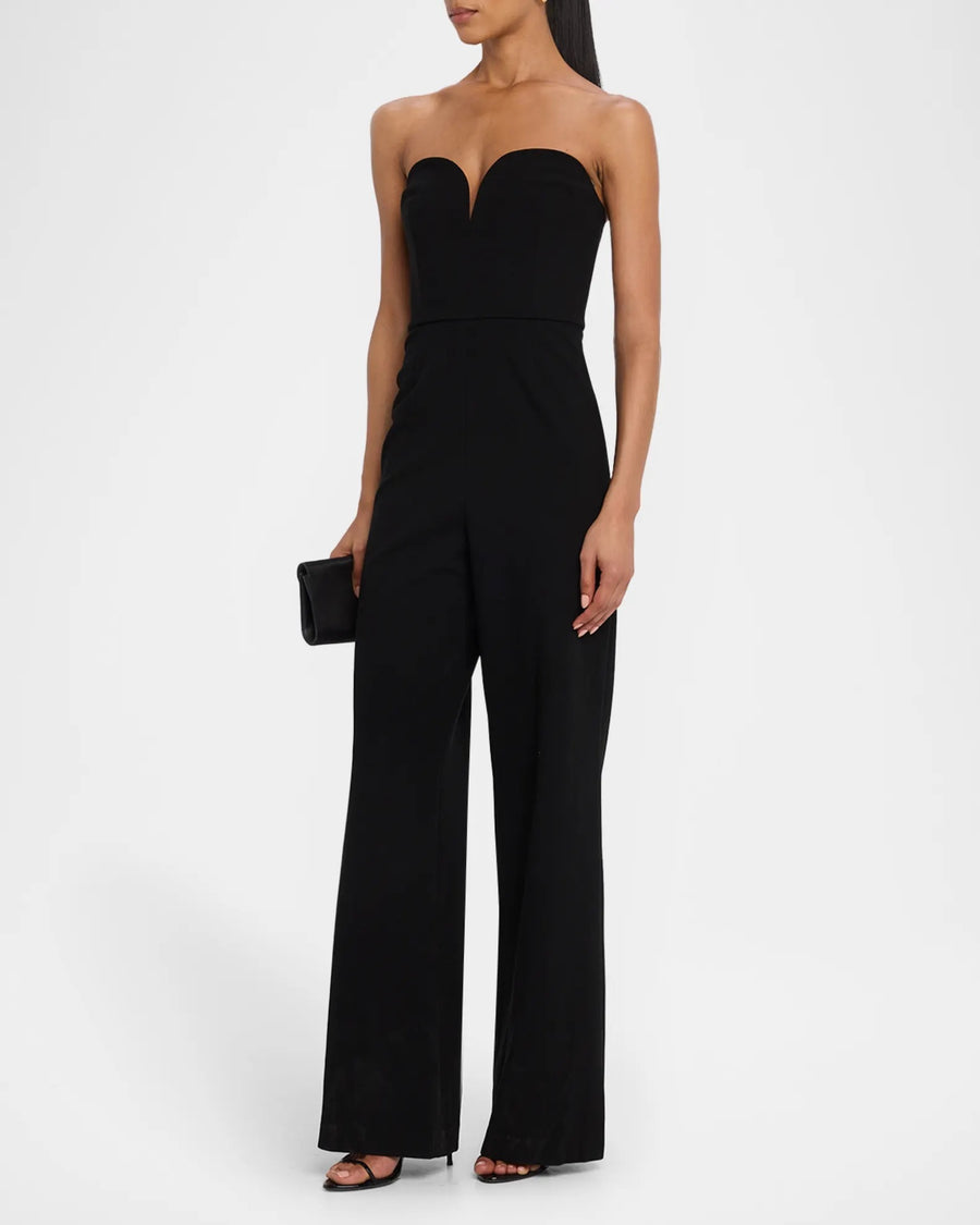 Evening Jumpsuit with Sweetheart Neckline