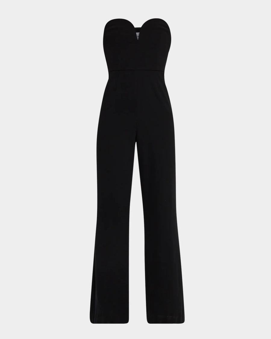 Evening Jumpsuit with Sweetheart Neckline