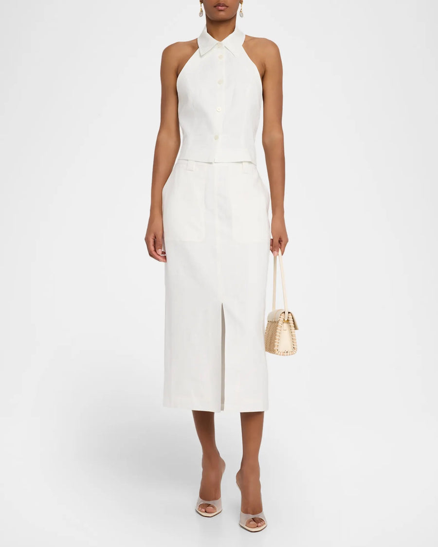 Linen Positano Halter Top