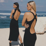 Gibran Cross Back Dress